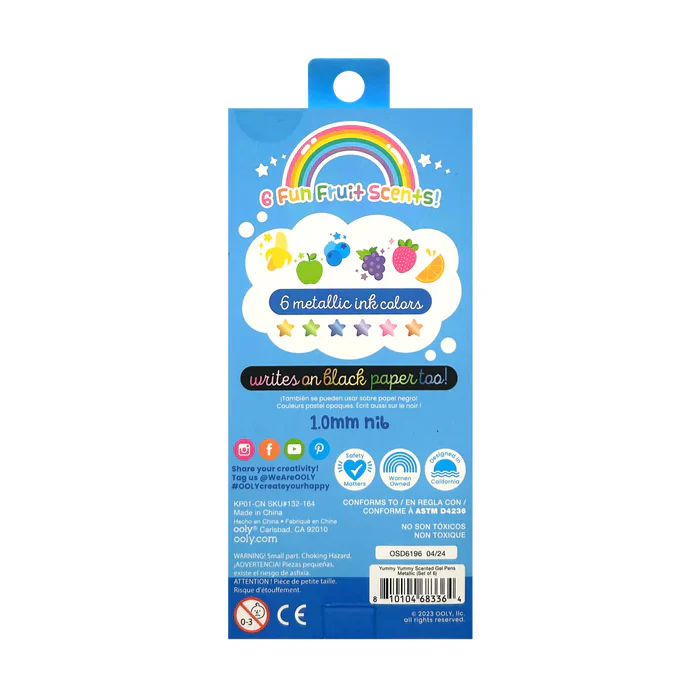 Yummy Yummy Scented Metallic Gel Pens - Image 4